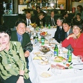 Банкет по оокнчанию рабочей встречи во Владивостоке в 2000 г. по Международному проекту.